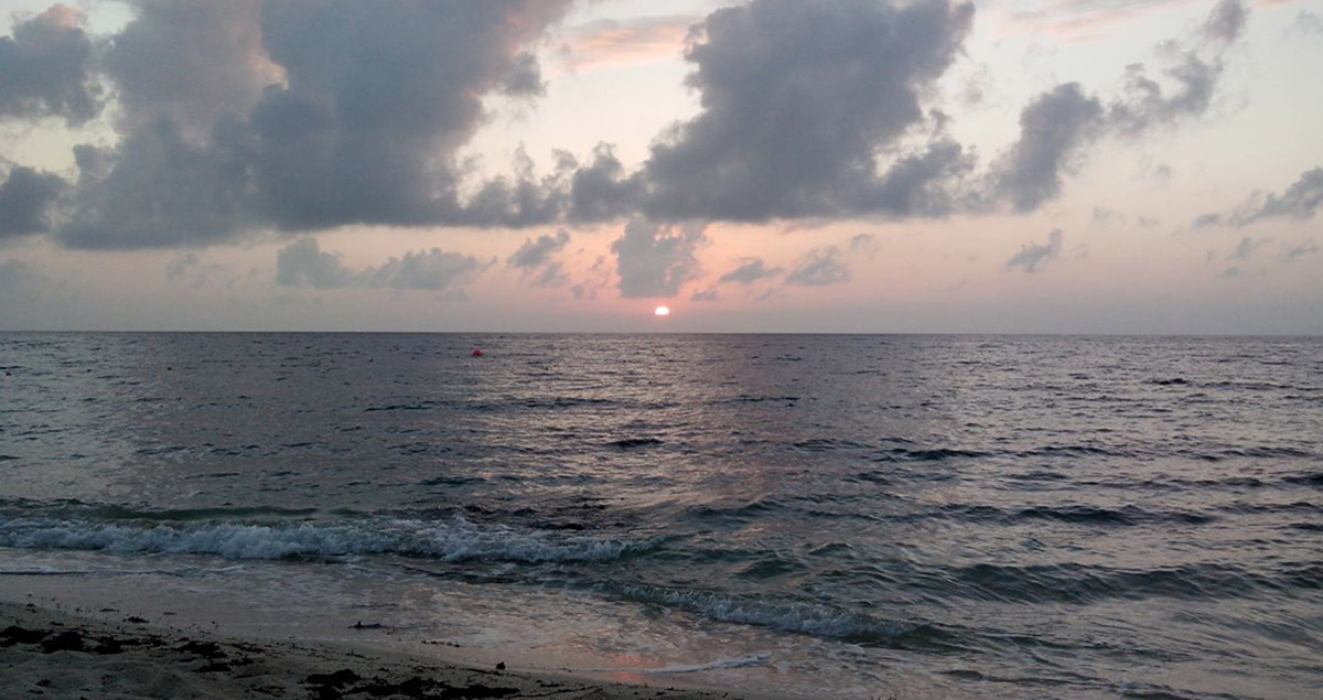 Amanecer en Cancún